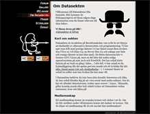 Tablet Screenshot of datasekten.blinkenshell.org